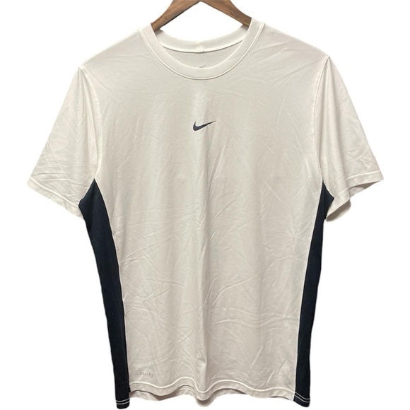 Nike center swoosh short sleeve crewneck casual running vintage Y2K gym T-shirt - Picture 1 of 7